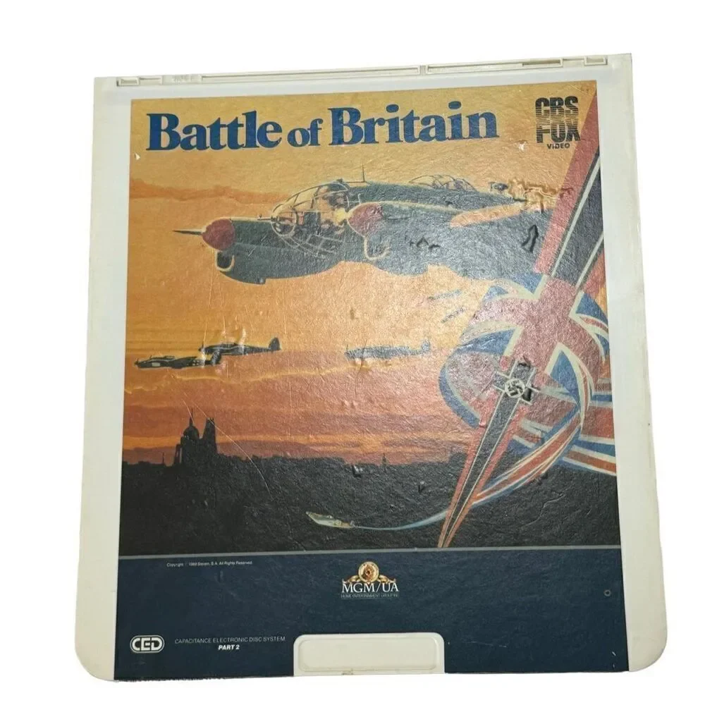 1969 Battle of Britain - 2 CED CBS Fox Videodisc Movie Part I & II ( 1 & 2 )